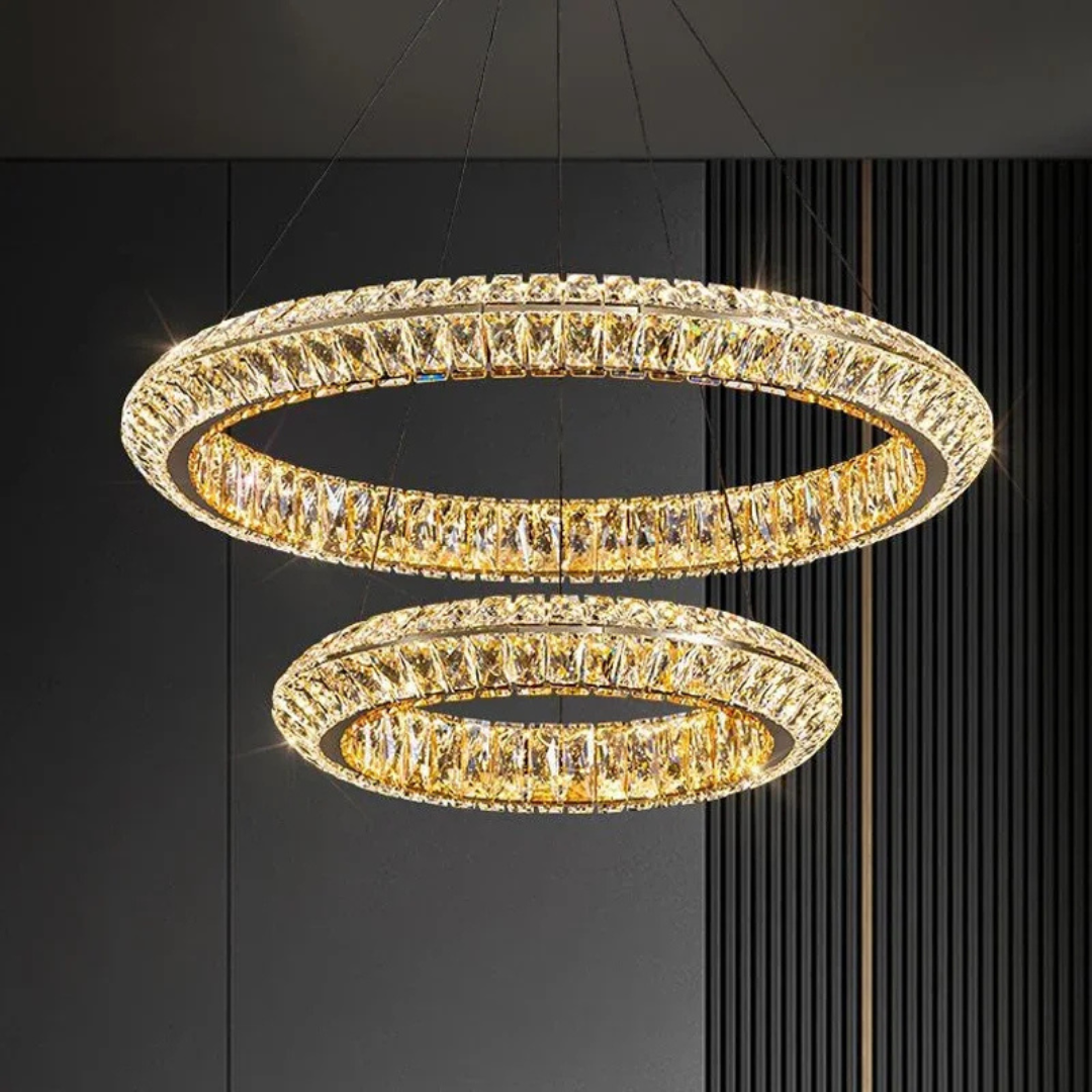 LumiHalo Crystal Chandelier