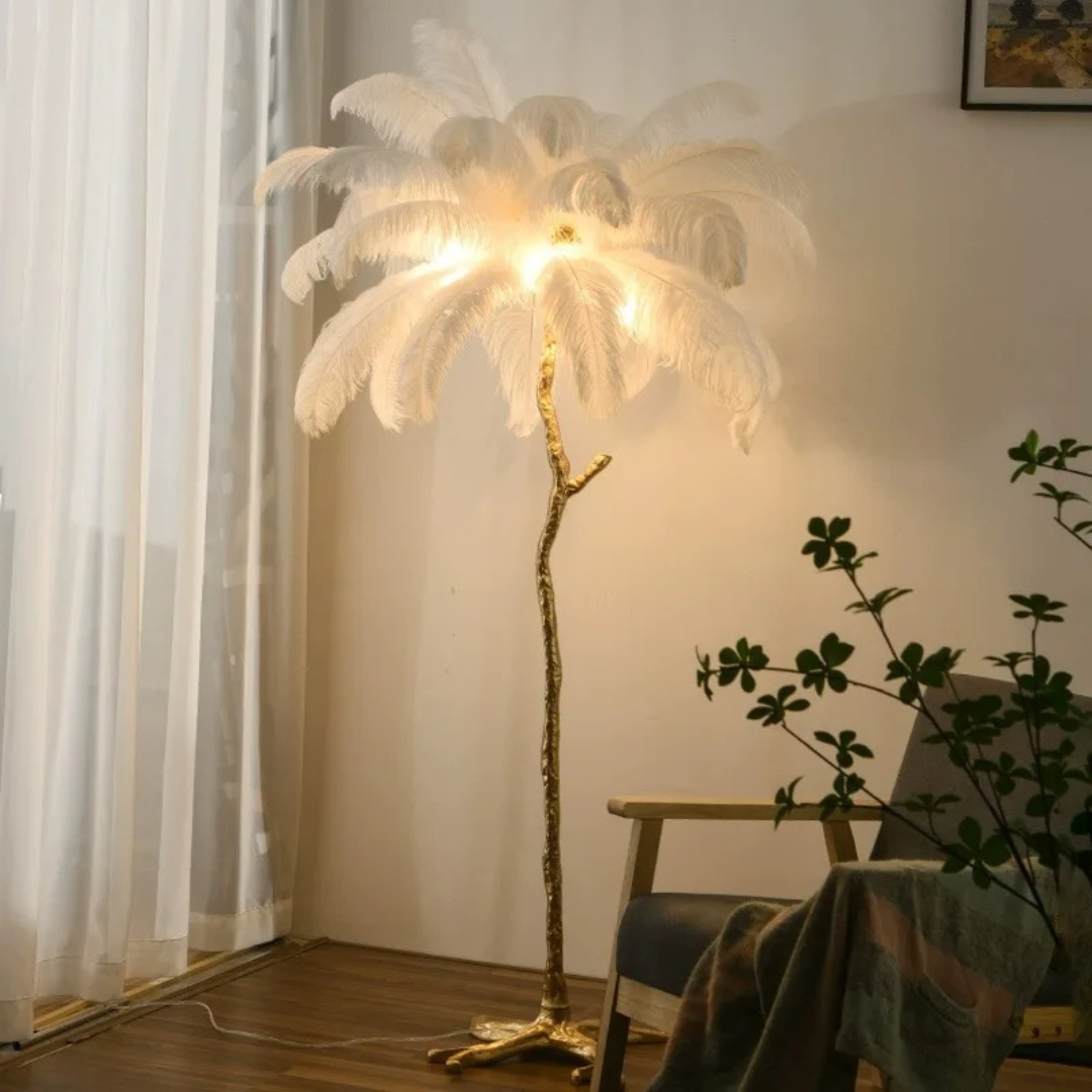 Fleuris Feather Lamp