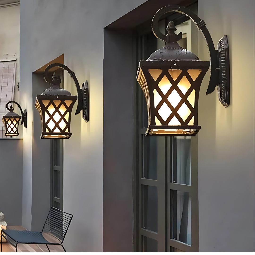 RusticGlow Wall Lantern
