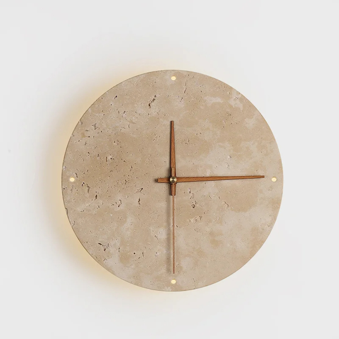 LumiStone Wall Clock Light