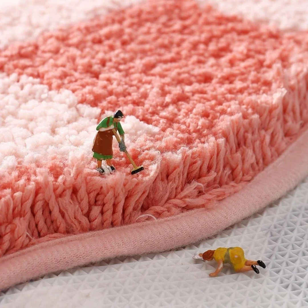 BlissBloom Floral Bath Mat
