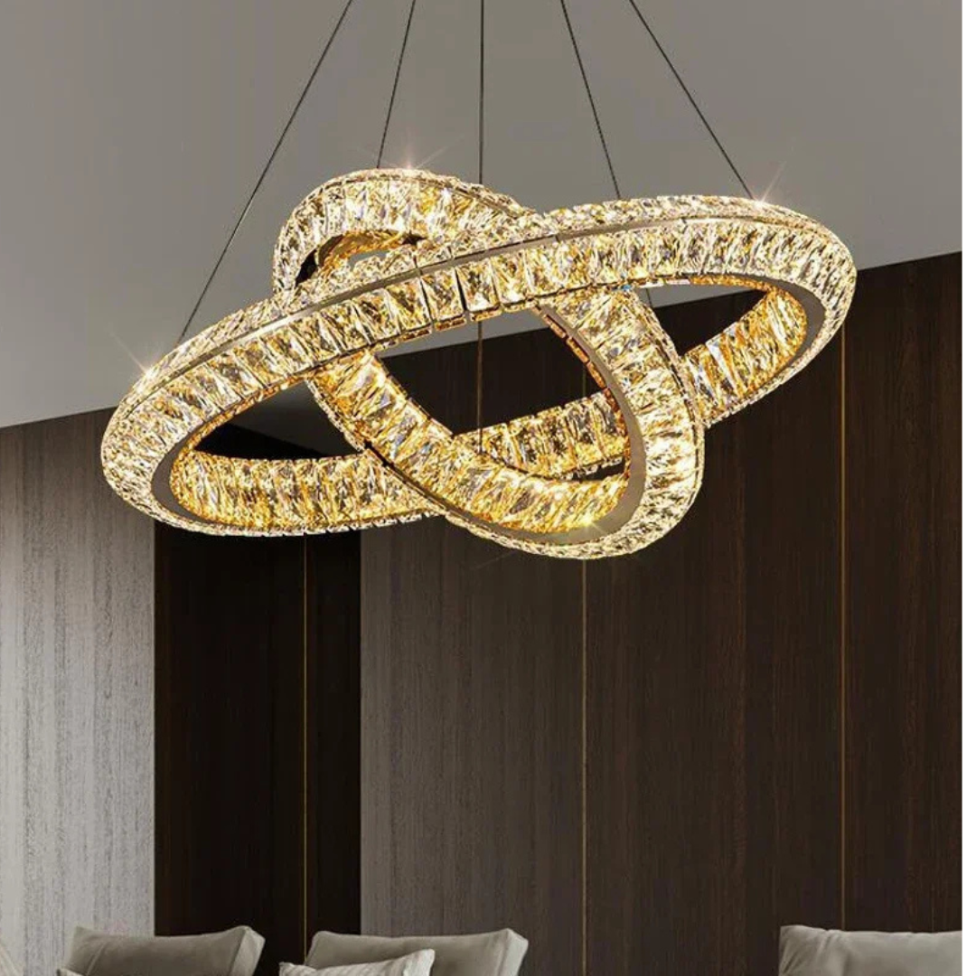 LumiHalo Crystal Chandelier