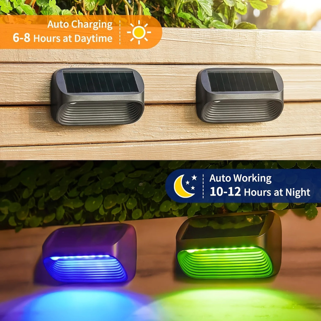 BrightAura Solar Fence Lights