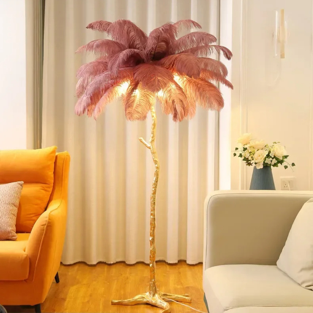 Fleuris Feather Lamp