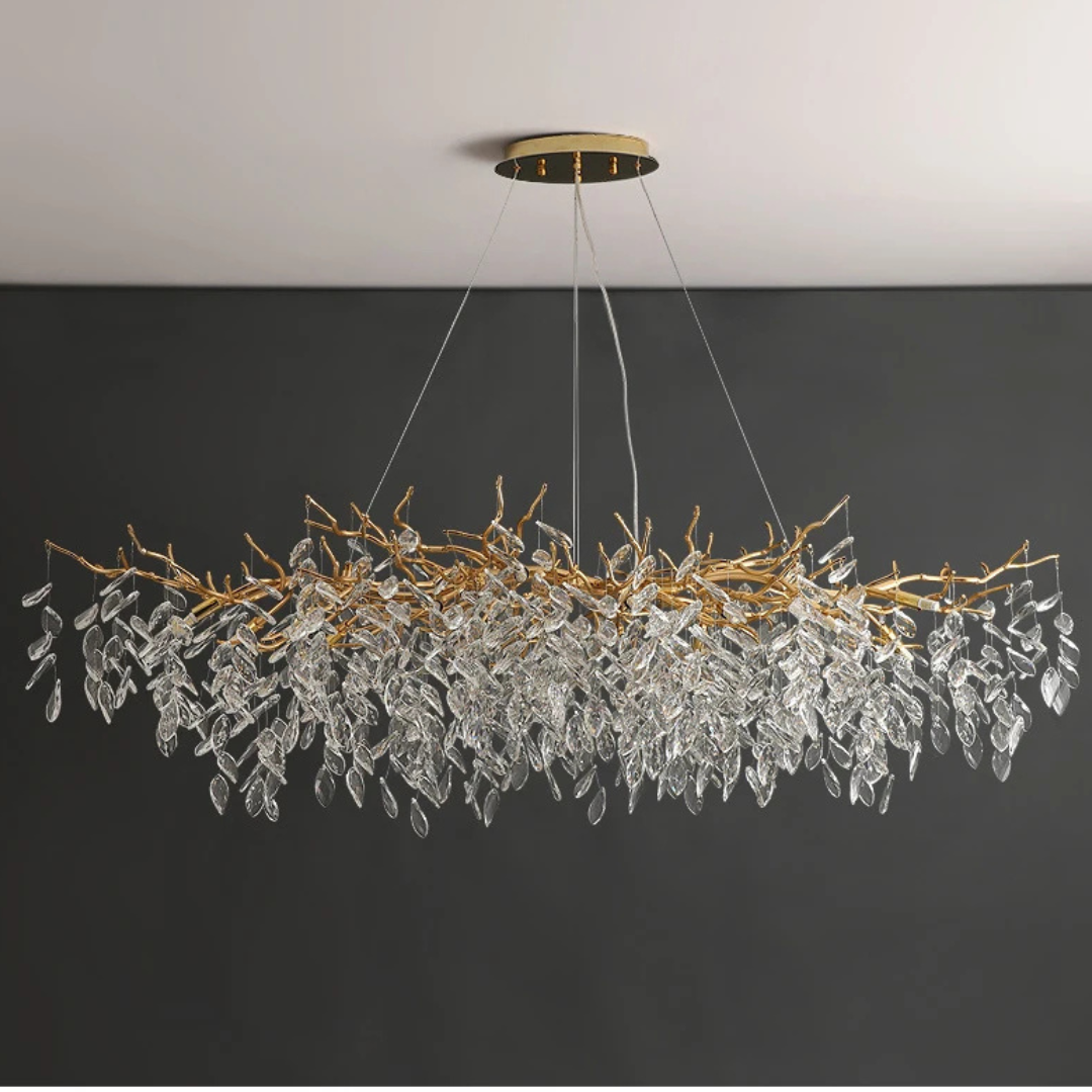 LumiVine Crystal Chandelier
