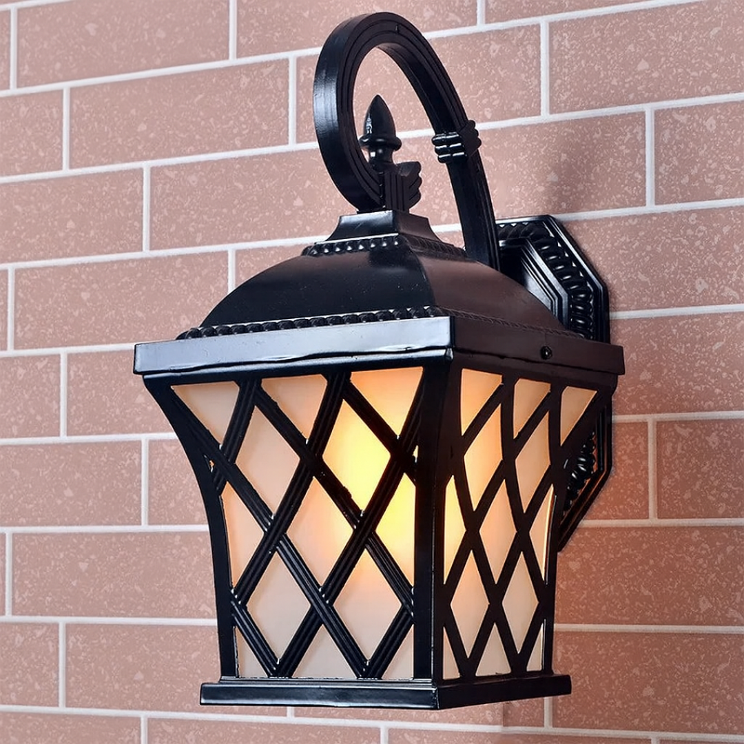 RusticGlow Wall Lantern