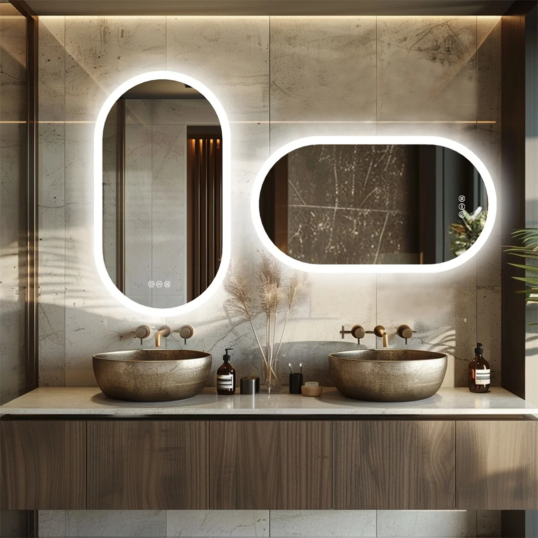 LumiOval LED Bathroom Mirror
