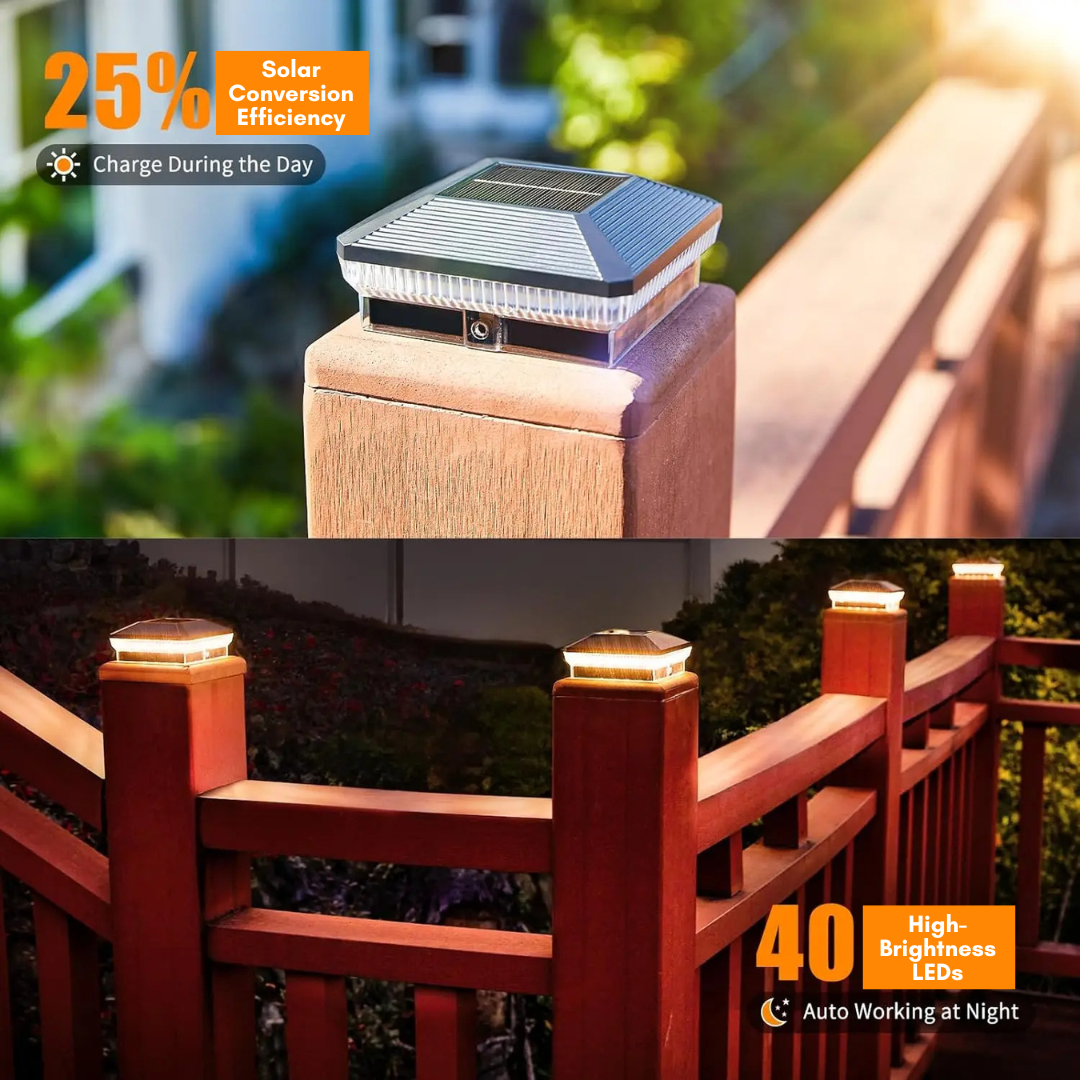 LumaCap Solar Post Lights