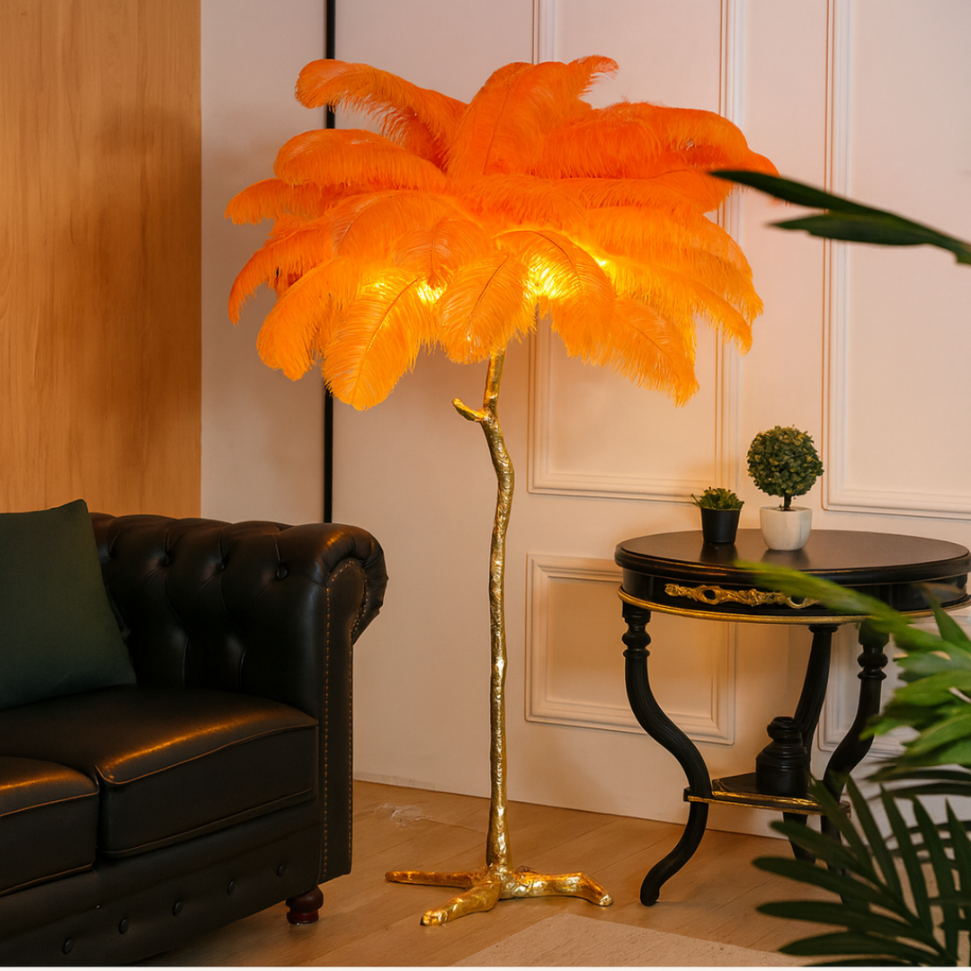 Fleuris Feather Lamp