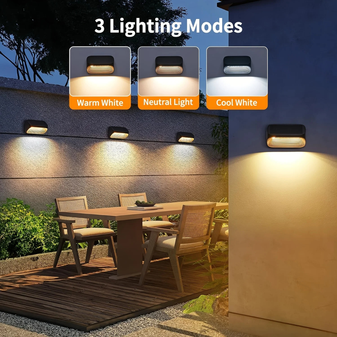 BrightAura Solar Fence Lights