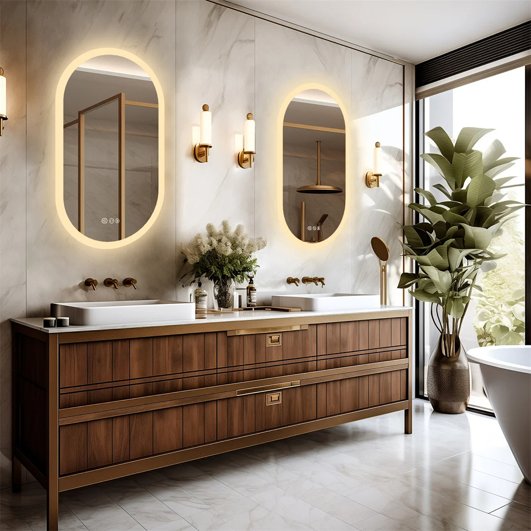LumiOval LED Bathroom Mirror