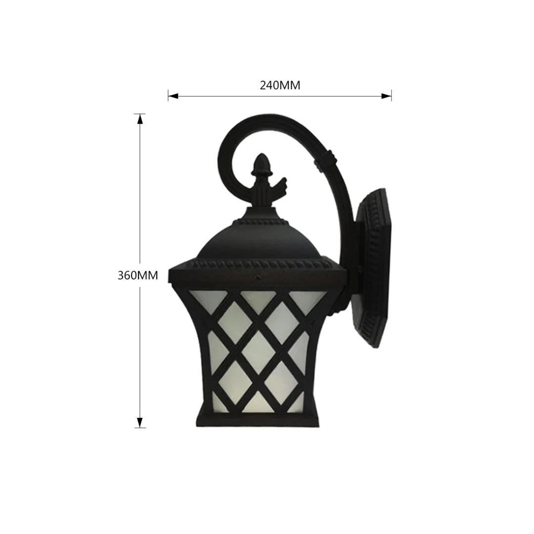 RusticGlow Wall Lantern