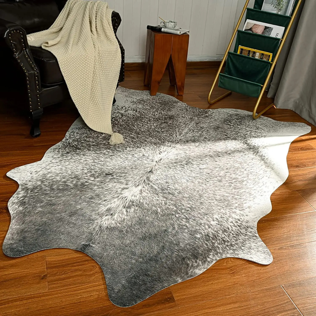 RusticLuxe Faux Cowhide Rug