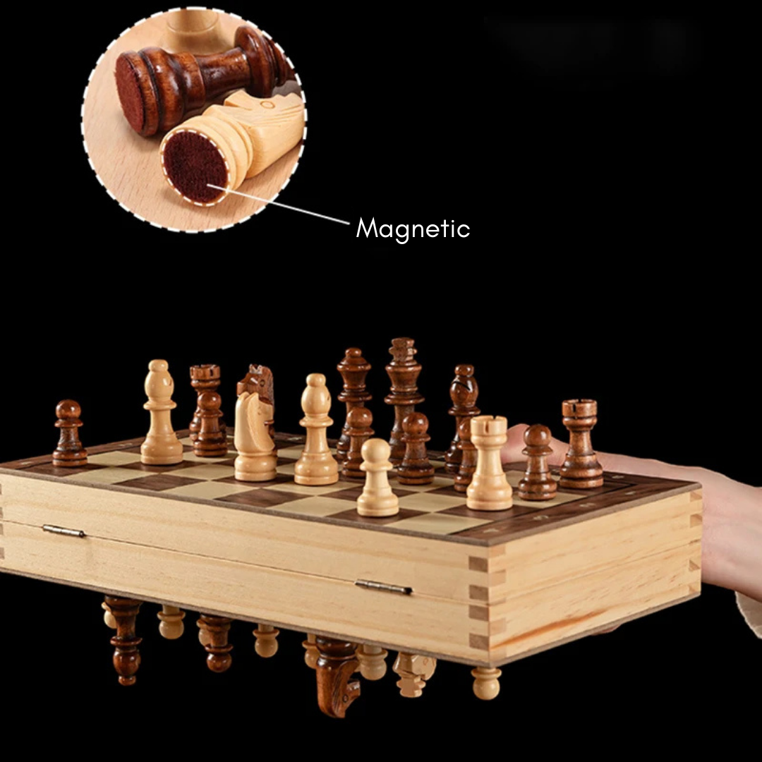 StratEdge Magnetic Folding Chess Set