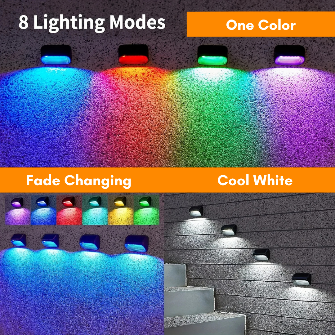 BrightAura Solar Fence Lights