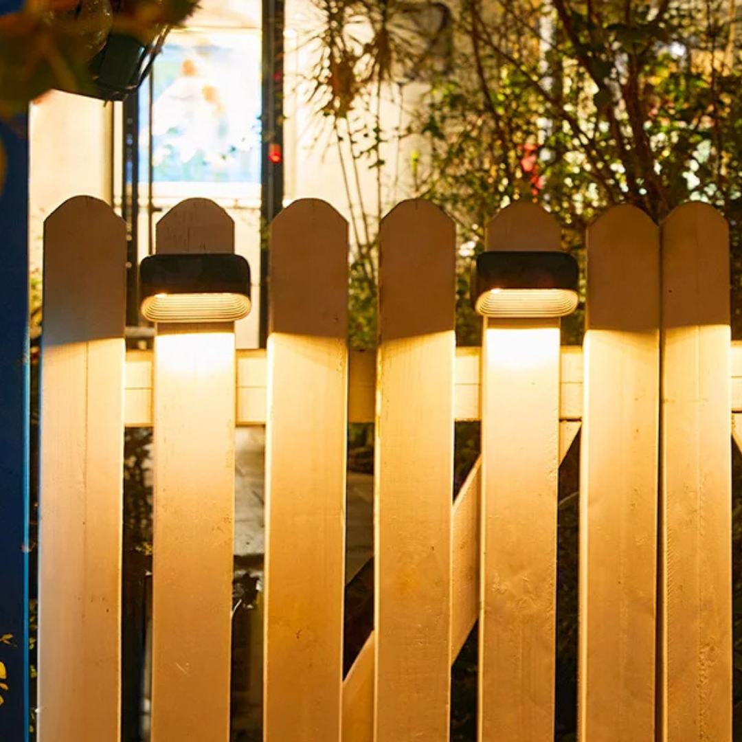 BrightAura Solar Fence Lights