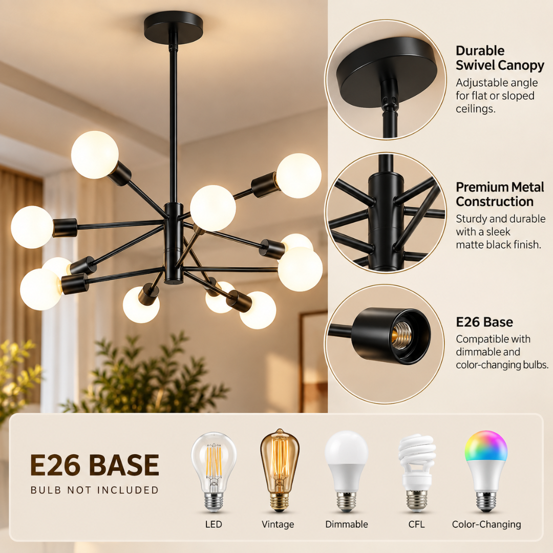 HausGlow Branch Chandelier