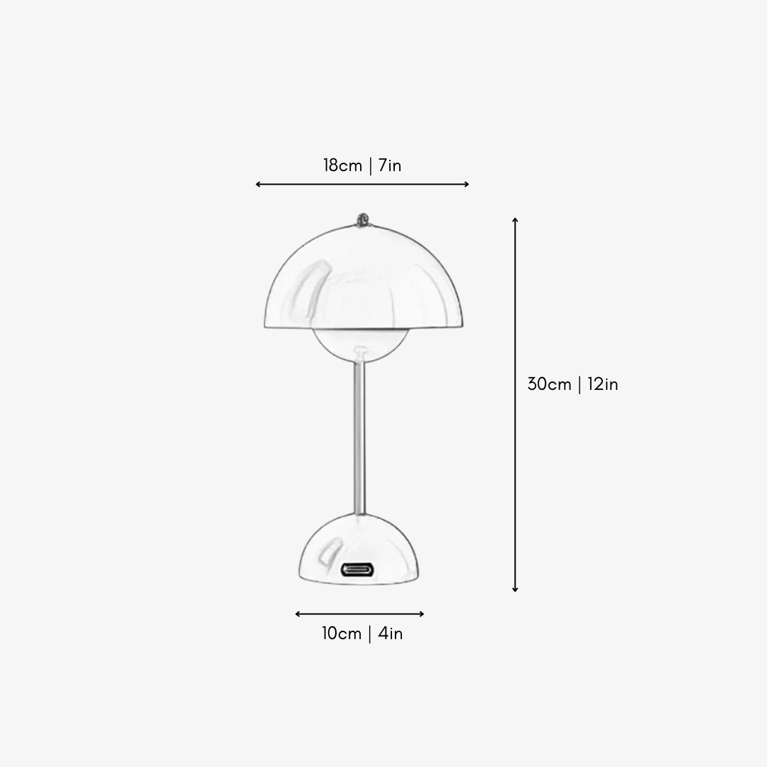 VintaGlow Retro Table Lamp