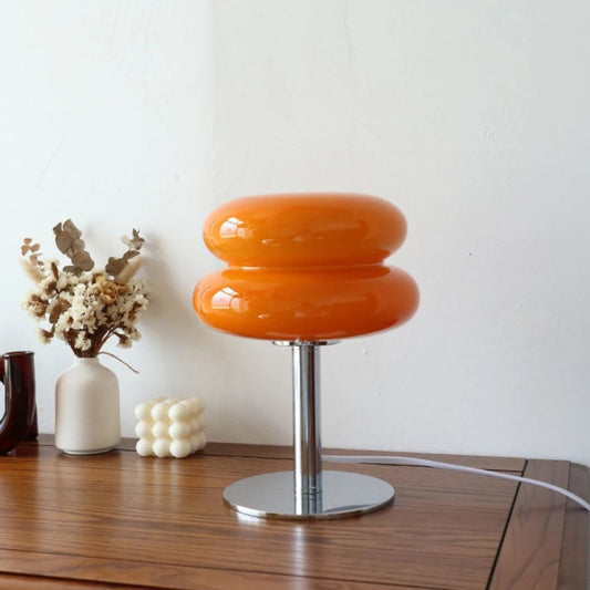 Chic Retro Glass Table Lamp