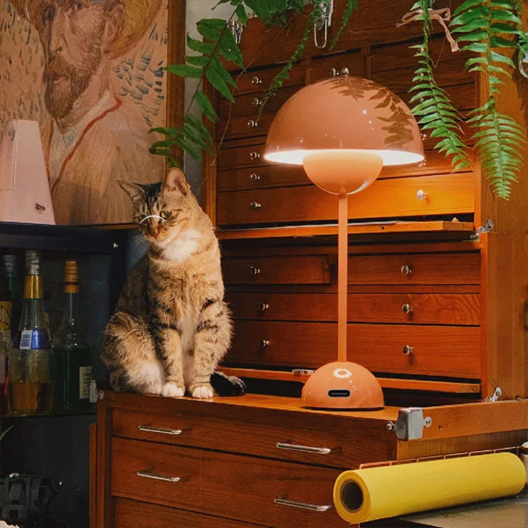 VintaGlow Retro Table Lamp
