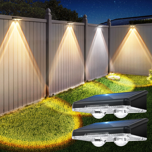BrightAura Solar Fence Lights