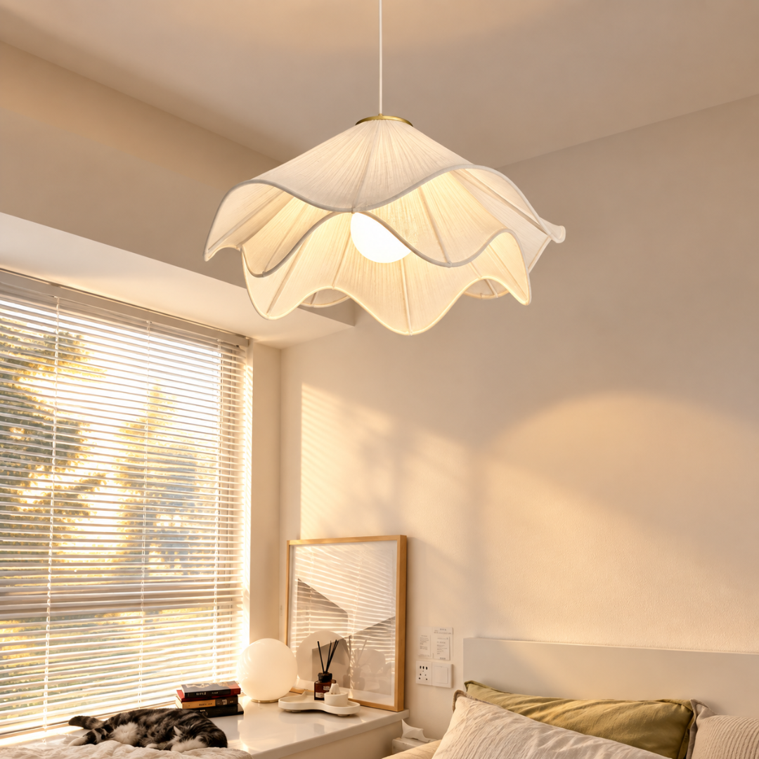 Lumelle Petal Fabric Pendant Light