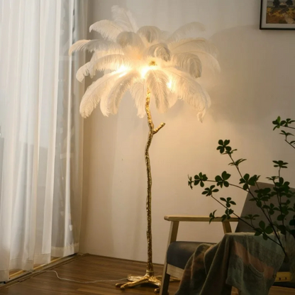 Fleuris Feather Lamp