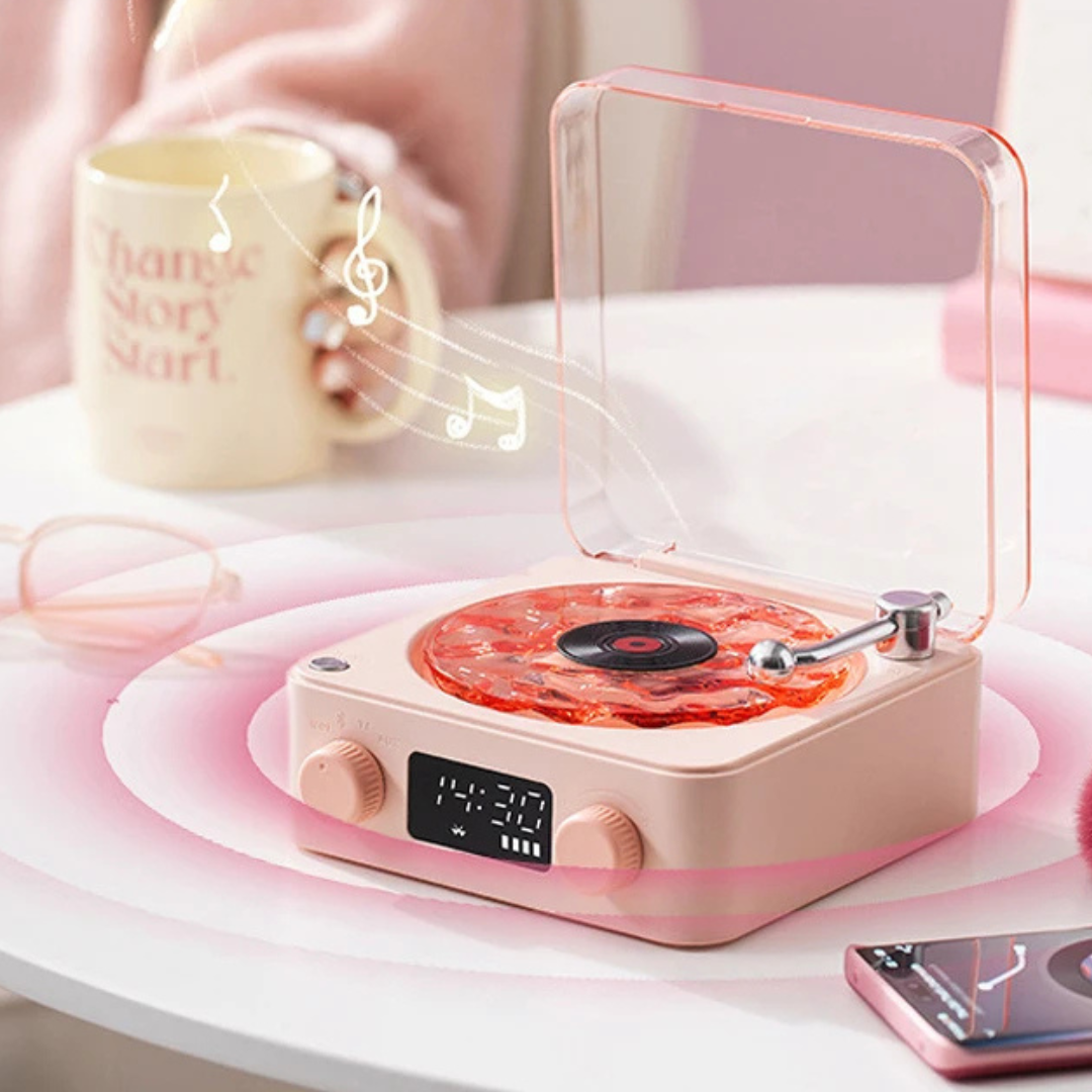 WaveTune Retro Vinyl Speaker