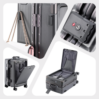 GlideGuard Aluminum Carry-On Pro