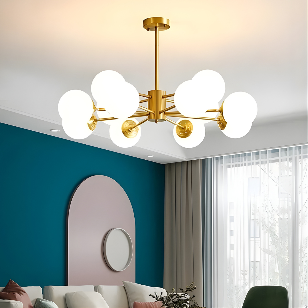 HausGlow Orbit Chandelier