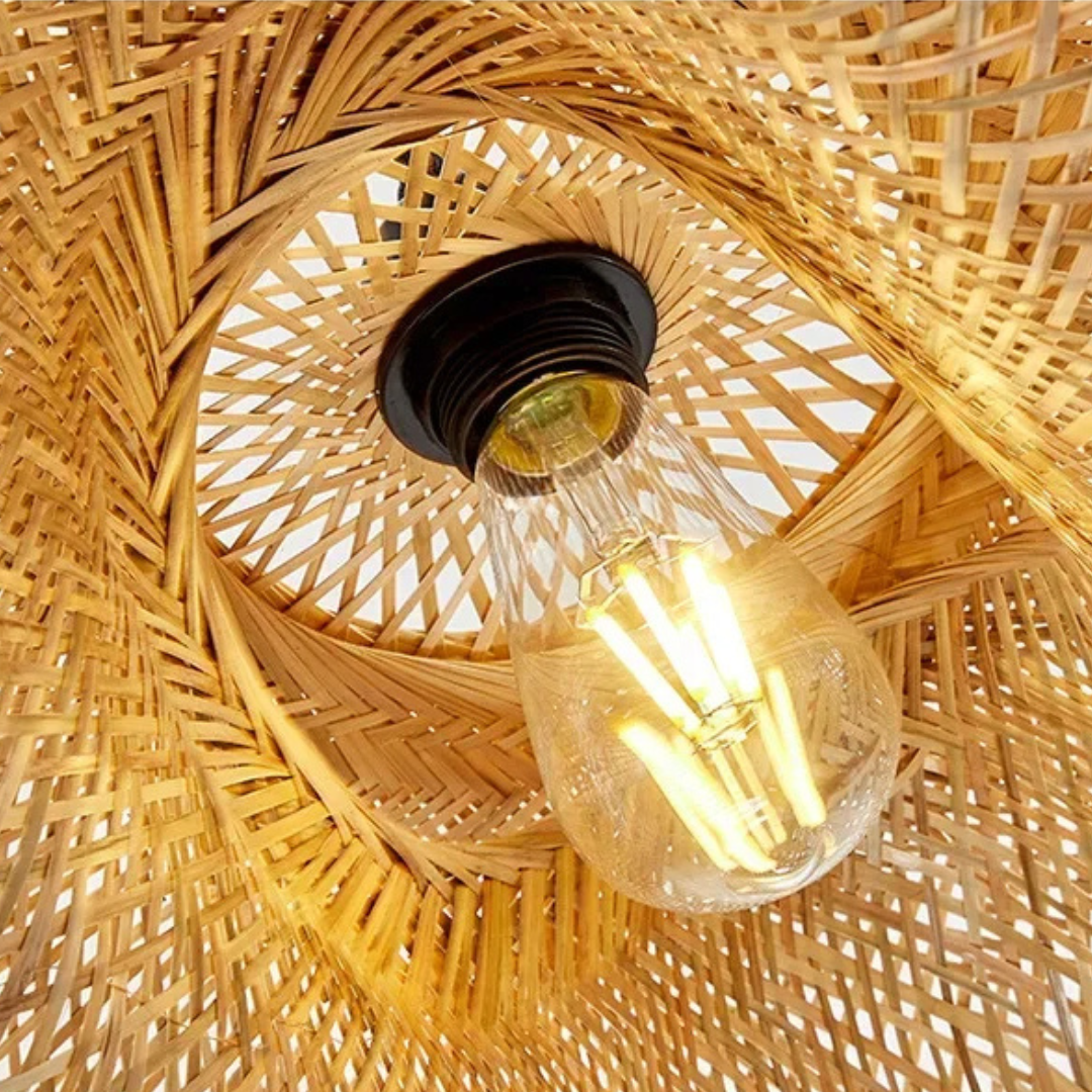 WaveWeave Bamboo Pendant Light