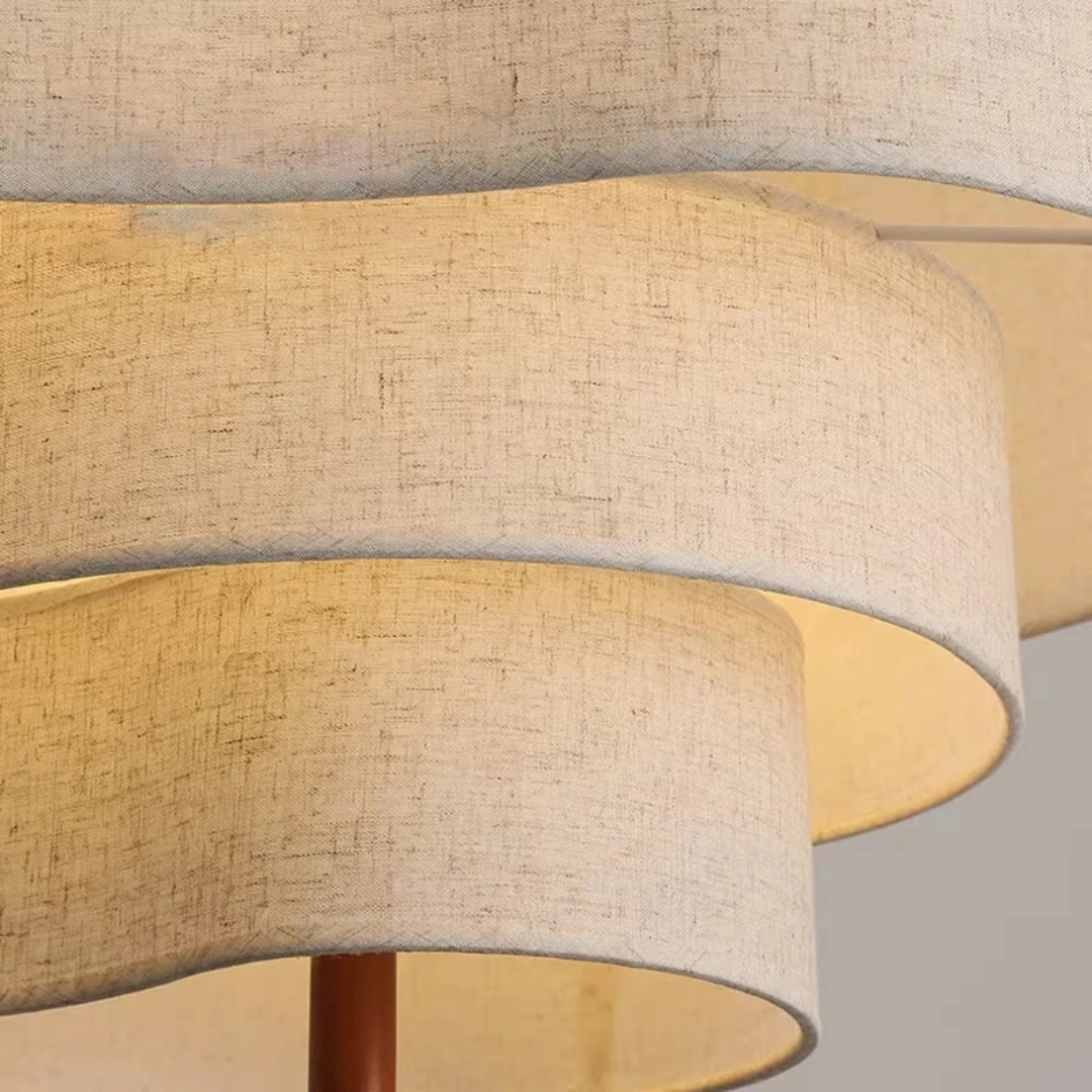 Lumea Layered Fabric Pendant Light