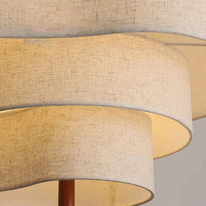 Lumea Layered Fabric Pendant Light