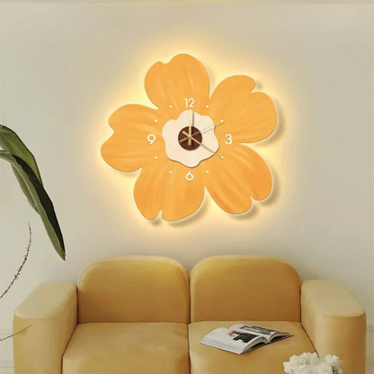 LumeBloom Backlit Wall Clock