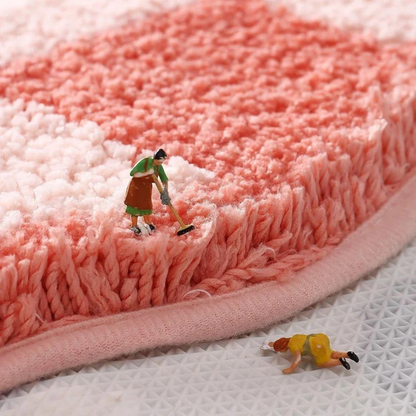 BlissBloom Floral Bath Mat