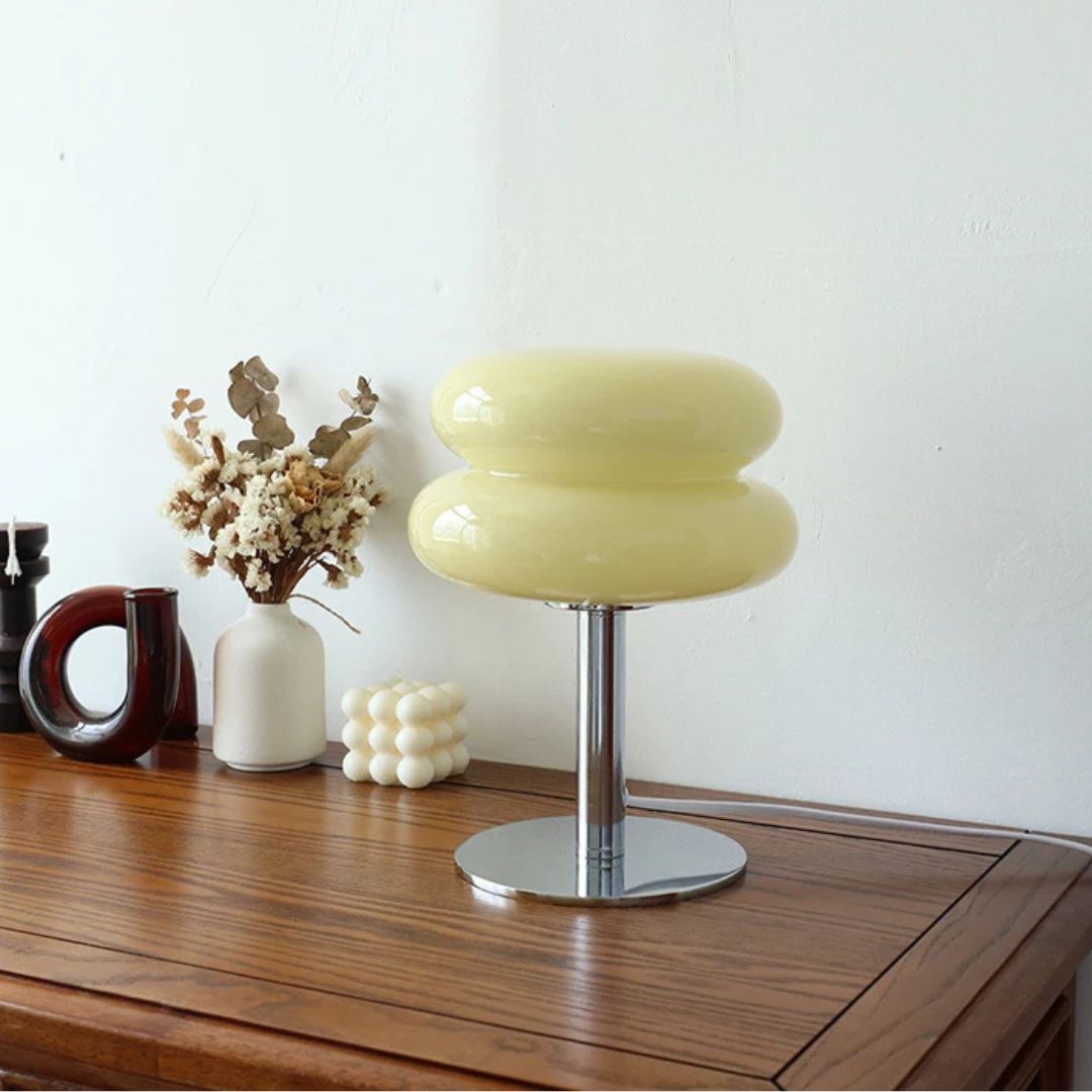 Chic Retro Glass Table Lamp