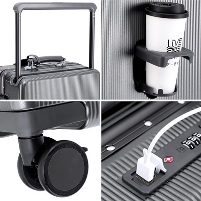 GlideGuard Aluminum Carry-On Pro