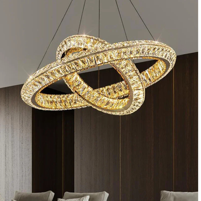 LumiHalo Crystal Chandelier