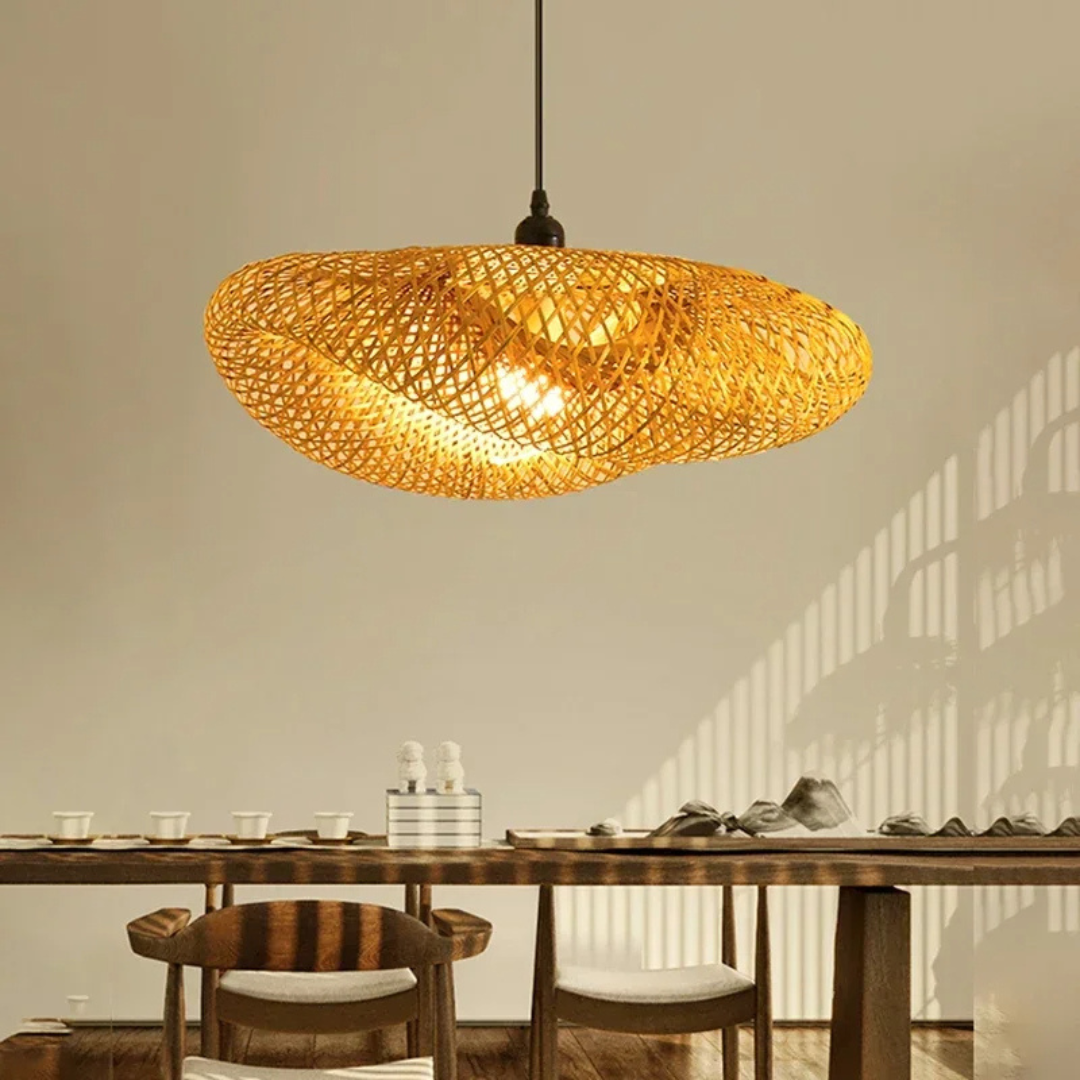 WaveWeave Bamboo Pendant Light