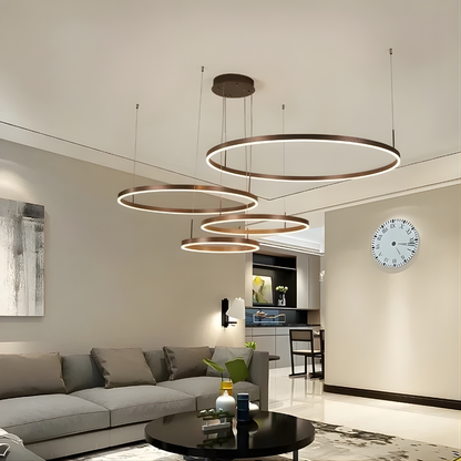 HausGlow Orbit Ring Chandelier