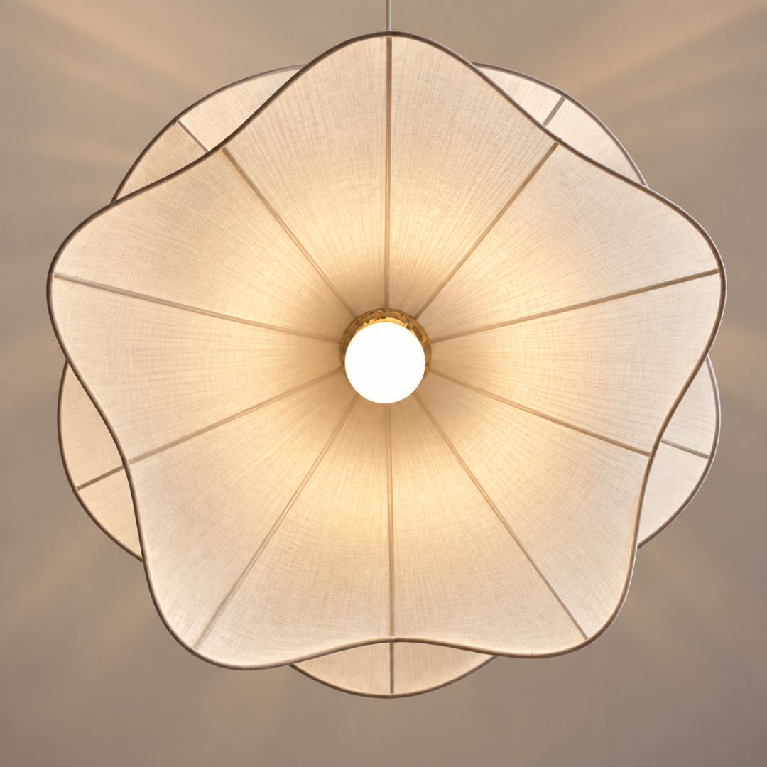 Lumelle Petal Fabric Pendant Light