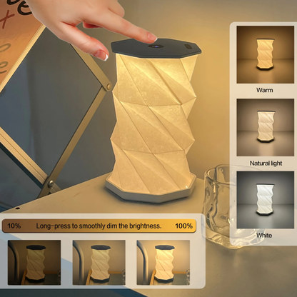 PaperGlow Touch Lamp