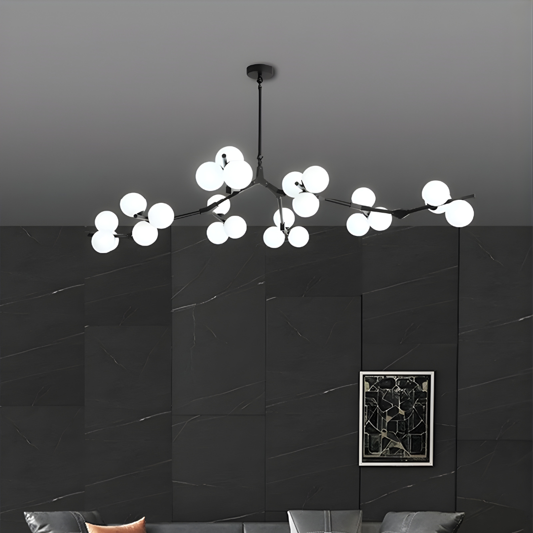 OrbWeave Linear Chandelier