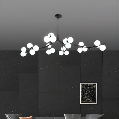 OrbWeave Linear Chandelier