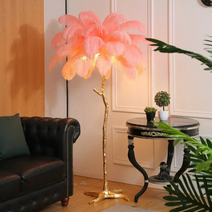 Fleuris Feather Lamp