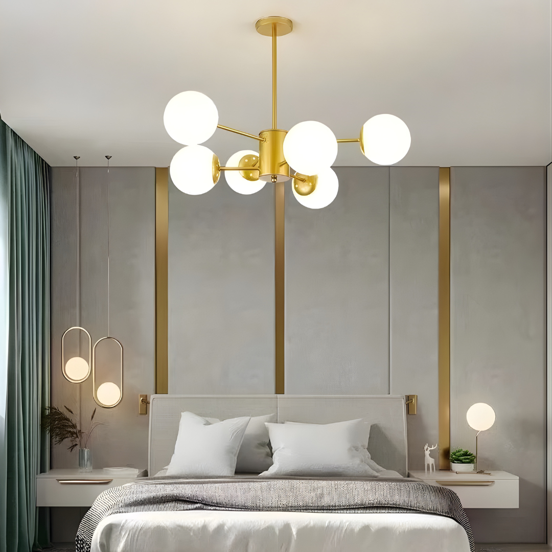 HausGlow Orbit Chandelier