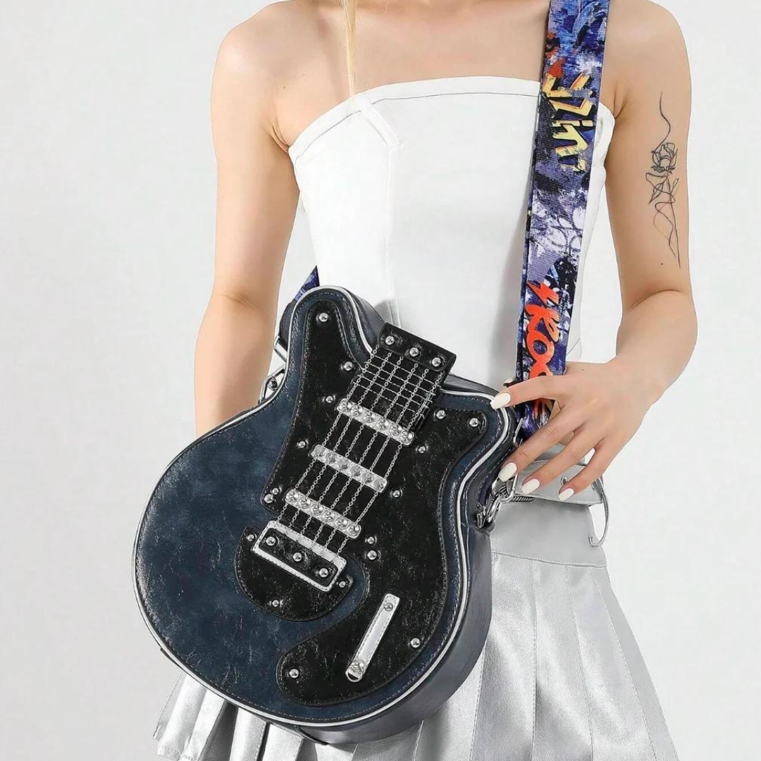 Rockstar Guitar Crossbody Bag