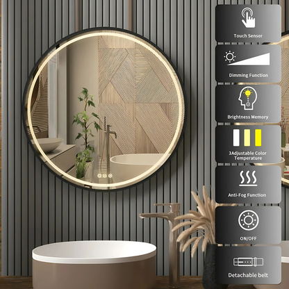 LumiGlide Aura Mirror