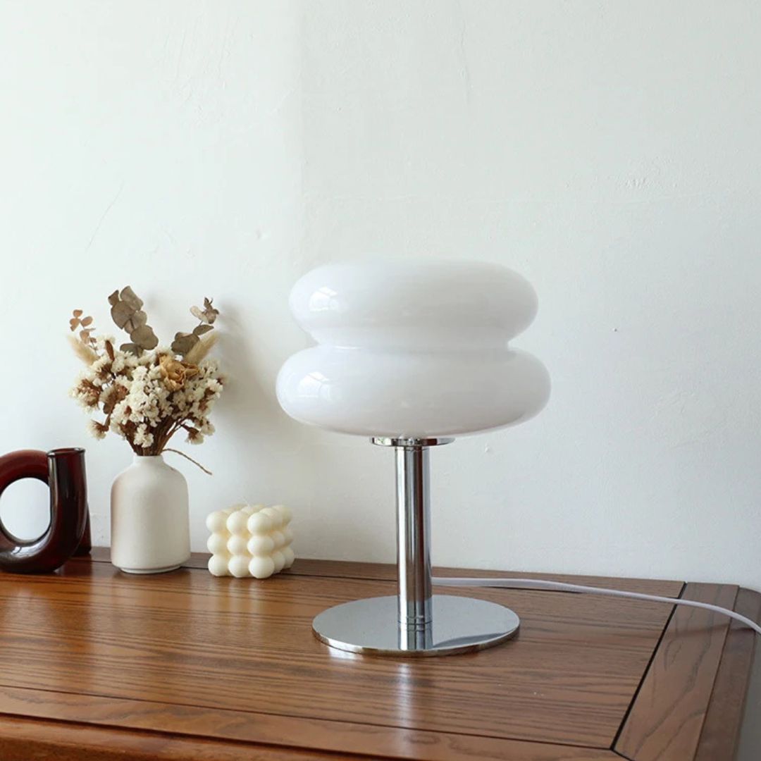 Chic Retro Glass Table Lamp
