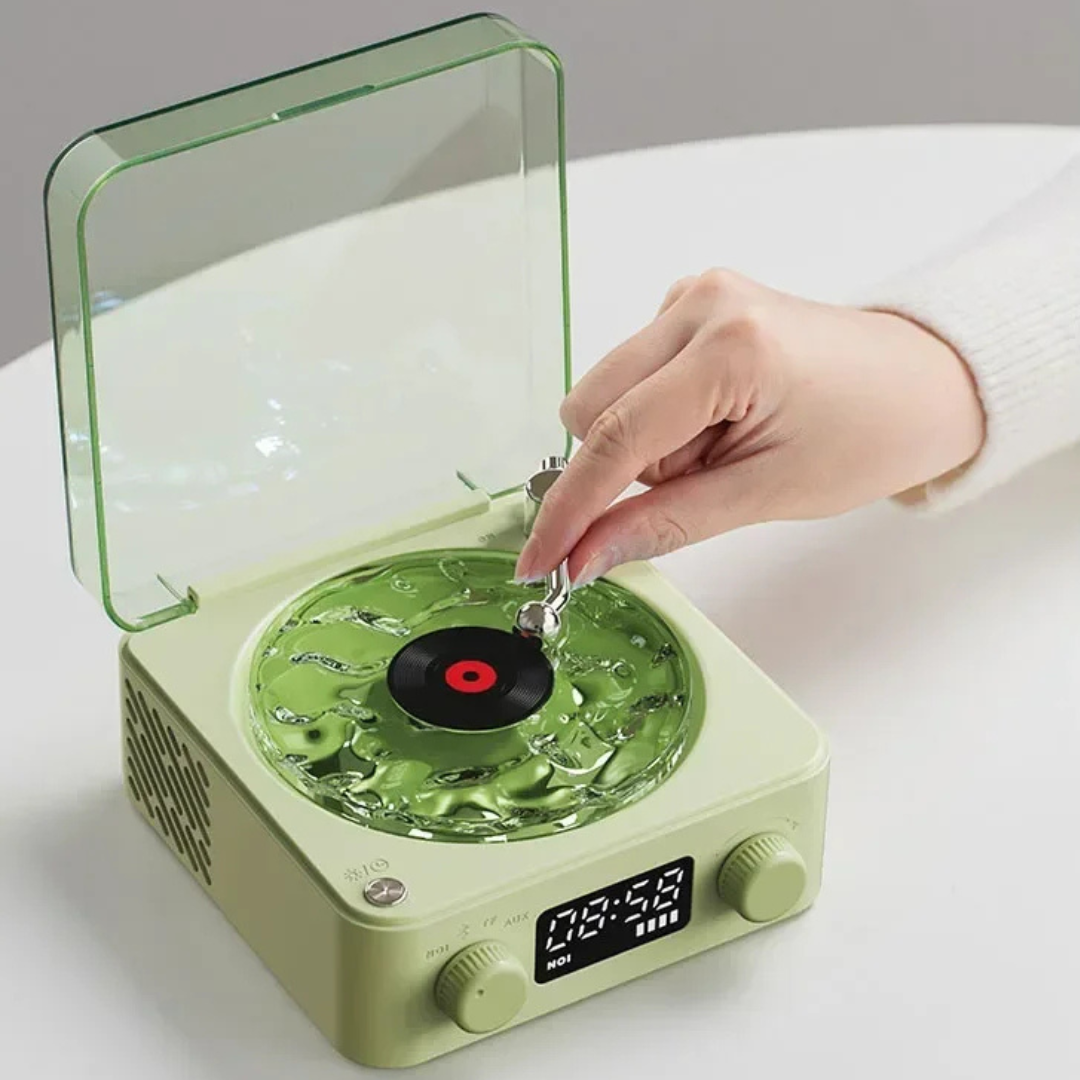 WaveTune Retro Vinyl Speaker